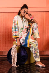Stitched Printed Herringbone Shirt + Shalwar